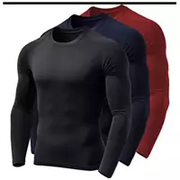Imagem da promoção kit 3 camisa térmica masculina segunda pele proteção UV TB moda fitness