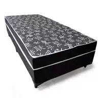 Imagem da promoção Cama Box Conjugado Ortopédico Solteiro Preto Oriental 88 X 188 X 40 - Bueno Sono Cama & Colchão