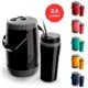 Kit Tererê Jarra Copo Térmico Chá Água Garrafa 2,5L 650ml - Unitermi em oferta