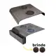 Bandeja Suporte Braço De Sofá Porta Controle + Apoio Copo Kit 2 Unidades - LizKO em oferta