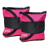 Imagem da promoção Tornozeleira Caneleira Peso 2 Kg Treino Academia Par Rosa - nbk flex