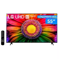 Imagem da promoção Smart TV 55” 4K LED LG 55UR8750PSA - Lançamento 2023 Wi-Fi Bluetooth 3 HDMI 2 USB