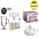 Kit 3 Taças Vidro Xícara Dolce Gusto Café Capuccino 120Ml + Bomboniere de Vidro 12cm - REAL em oferta
