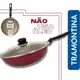 Frigideira Funda Antiaderente Tramontina 24Cm Com Tampa em oferta