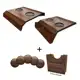 Kit Suporte Porta Copos E Controle Para Braço Sofá - Ipê - Maison De Lele em oferta
