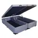 Cama Box Baú King 193 Bipartido - Bello Box Suede Cinza em oferta