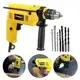 Furadeira De Impacto 500w 1/2 13mm Com Kit 7 Brocas Cor Amarelo 110v 05619 - Titanium em oferta
