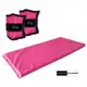 Kit Caneleira Rosa 2kg + Colchonete Fitness Rosa para Musculação em oferta