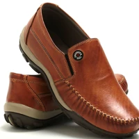 Imagem da promoção Sapatilha Mocassim Masculina Couro Legitimo Conforto Total 590 - TALLARICOS BRAZIL