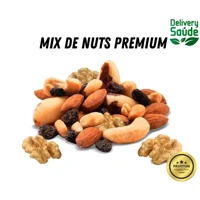 Imagem da promoção Mix Castanhas Pará Caju Amendoas Nozes Amendoim Uva Passa Goji Berry Coco 2/3 Unidades DeliverySaúde