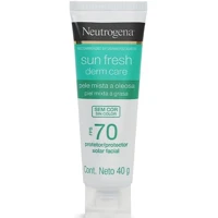 Imagem da promoção Protetor Solar Facial Neutrogena Sun Fresh Para Pele Oleosa Derm Care Sem Cor FPS 70 40g