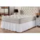Saia Box Ajustável Serve em Cama Casal Queen e King Babado com Elástico 1 Peça - Ametista Decorações em oferta