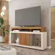Bancada Rack Para TV até 55 Polegadas Marrom Frost Caemmun em oferta