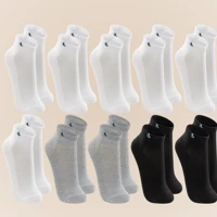 Imagem da promoção Kit De 10 Pares De Meias Lupo Sport Cano Curto Unissex Algodão Tamanho 33 ao 44