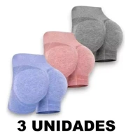 Imagem da promoção Kit 3 Short Fitness Levanta Bumbum