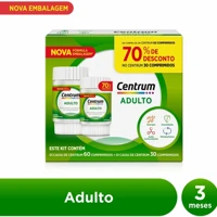 Imagem da promoção Centrum Adulto Multivitamínico Diário Suplemento Vitamínico com Vitamina B12, C, D, E e Zinco