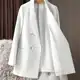 Jaqueta de Fato Branco 2024 Novo Estilo Fato de Primavera Pequeno Temperamento de Outono Roupa Casua em oferta