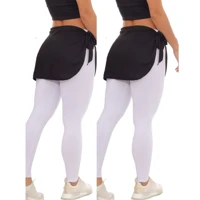 Imagem da promoção Kit 2 Tapa Bumbum Estilo Saia Fitness Roupas de Academia Feminina