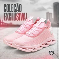 Imagem da promoção Tênis Para Caminhada Feminino Academia Trança Confortável Leve Novidade