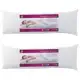 Kit 2 Travesseiro De Corpo Com Fronha Antialérgico Fibra Siliconada Extra Macio BF Colchões - Emcomp em oferta