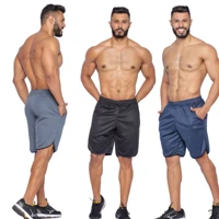 Imagem da promoção Kit 3 Bermudas masculinas street Fitness para atividade física e academia Garra Sport