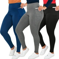 Imagem da promoção Calça Legging Flanelada Feminina Peluciada Térmica Cintura Alta Suplex Com Bolso