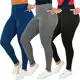 Calça Legging Flanelada Feminina Peluciada Térmica Cintura Alta Suplex Com Bolso em oferta