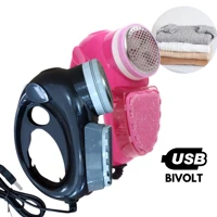 Imagem da promoção Papa Bolinha Bolinhas e Tira Pelos Elétrico USB Bivolt Cores Preto e Rosa