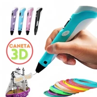 Imagem da promoção Caneta 3D Impressora Manual Infantil e Adulto Com Filamentos DIY Filamento Plastico ou ABS Tela LCD