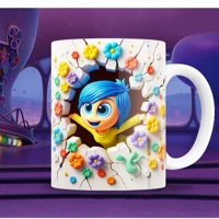 Imagem da promoção Caneca Efeito 3D Divertidamente Filme Desenho Animado Infantil para Menino Menina Porcelana