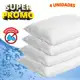 Kit c/ 4 Fronhas Impermeável Anti - Ácaro Branco com zíper 70cm x 50cm Promoção em oferta