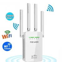 Imagem da promoção Repetidor e Roteador Wifi 4 Antenas Amplificador De Sinal 2800M Pix-link