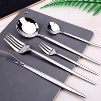 Imagem da promoção Jogo De Talheres P Aparelho De Jantar Faqueiro Inox Prata ou Dourado 20 Peças Utensílios de Cozinha