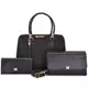 Bolsa Feminina Tote Casual Média + Bolsa Tranversal Balada Festa + Carteira em oferta