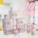Porta Mantimentos Kit 10 Peças Potes Para Alimentos e Temperos Decorados Floral Conjunto Para Mantim em oferta