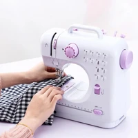 Imagem da promoção Máquina de costura portátil para iniciantes, Mini elétrica Household Crafting Mending Overlock, 12 p