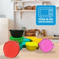 Imagem da promoção Kit Potes Plásticos 10 unidades Bowl Marmitas