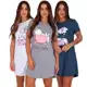Kit 3 Camisolas Longa Silk Pijama Vestidinho em oferta
