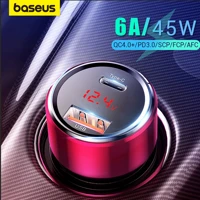 Imagem da promoção Baseus 45W Fast Charging USB Car Charger Support Supercharge