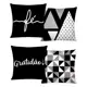 Kit C/ 4 Capas De Almofada Modern Print Decorativas Geométricas em oferta