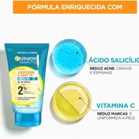 Imagem da promoção Gel de Limpeza Facial Uniform & Matte Antiacne Garnier 150g