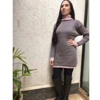 Imagem da promoção Poncho De Tricot Vestido feminino quadriculado