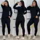 Conjunto de Frio lanzinha 2 peças com capuz feminino Calça e Blusa com Touca em oferta