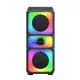 Caixa de som Bluetooth Com Led RGB Portátil FM USB TWS em oferta