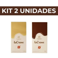 Imagem da promoção Kit 2 Tabletes laCreme ao leite e branco 100g Cacau Show