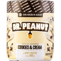 Imagem da promoção Pasta de Amendoim DR. Peanut Cookies And Cream 600G - Com Whey Protein