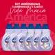 Kit Vida Macia 3 Amaciante Glicerina & Amêndoas + 3 Lava Roupas Vida Macia de 500mL em oferta