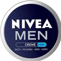 Imagem da promoção NIVEA MEN Creme 4 em 1 75g - Hidratação intensa, evita ressecamento, com vitamina E, textura creme,