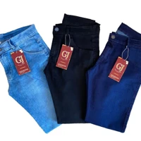 Imagem da promoção Kit 3 Calças Jeans Masculina Slim Original Elastano