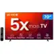 Smart TV 70” 4K UHD LED LG 70UR8750 - Wi-Fi Bluetooth Alexa 3 HDMI IA em oferta